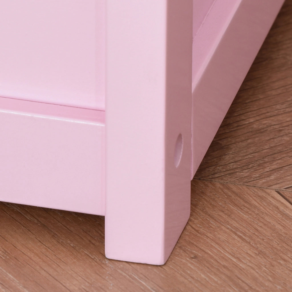Cassa giocattoli bambini ¨C zephmum ¨C 60x30x50 cm rosa