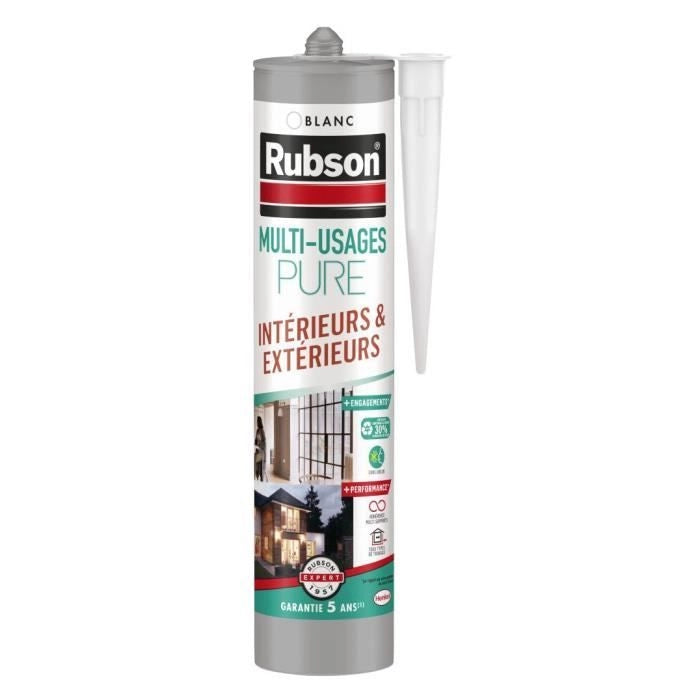 Mastice - RUBSON - PURE - Multiuso - Bianco - 280ml