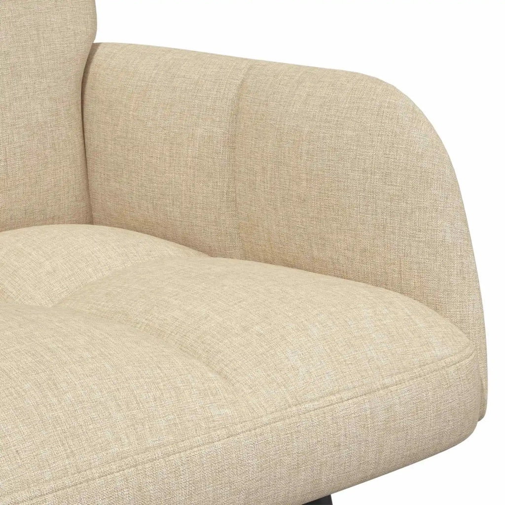 Sofa a Due Posti Crema 115 x 61 x 87 cm Tessuto
