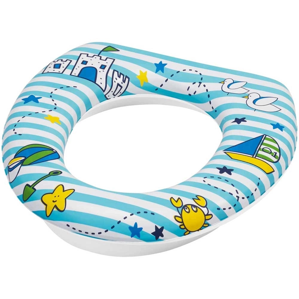 Trade Shop - Riduttore Sedile Seggiolino Per Wc Morbido Per Bambini Con 4 Motivi A Fantasia 59781 -
