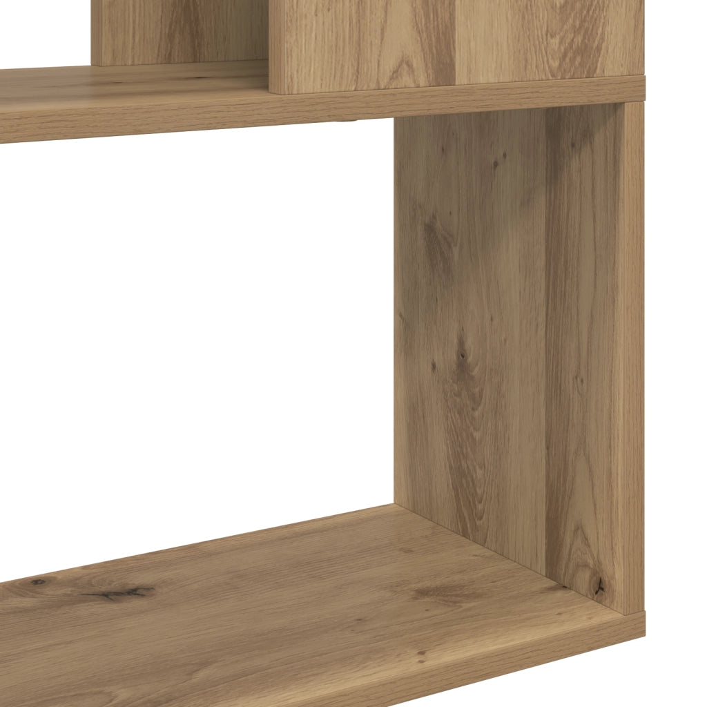 Libreria Rovere artigianale Legno ingegnerizzato 80 x 24 x 124 cm