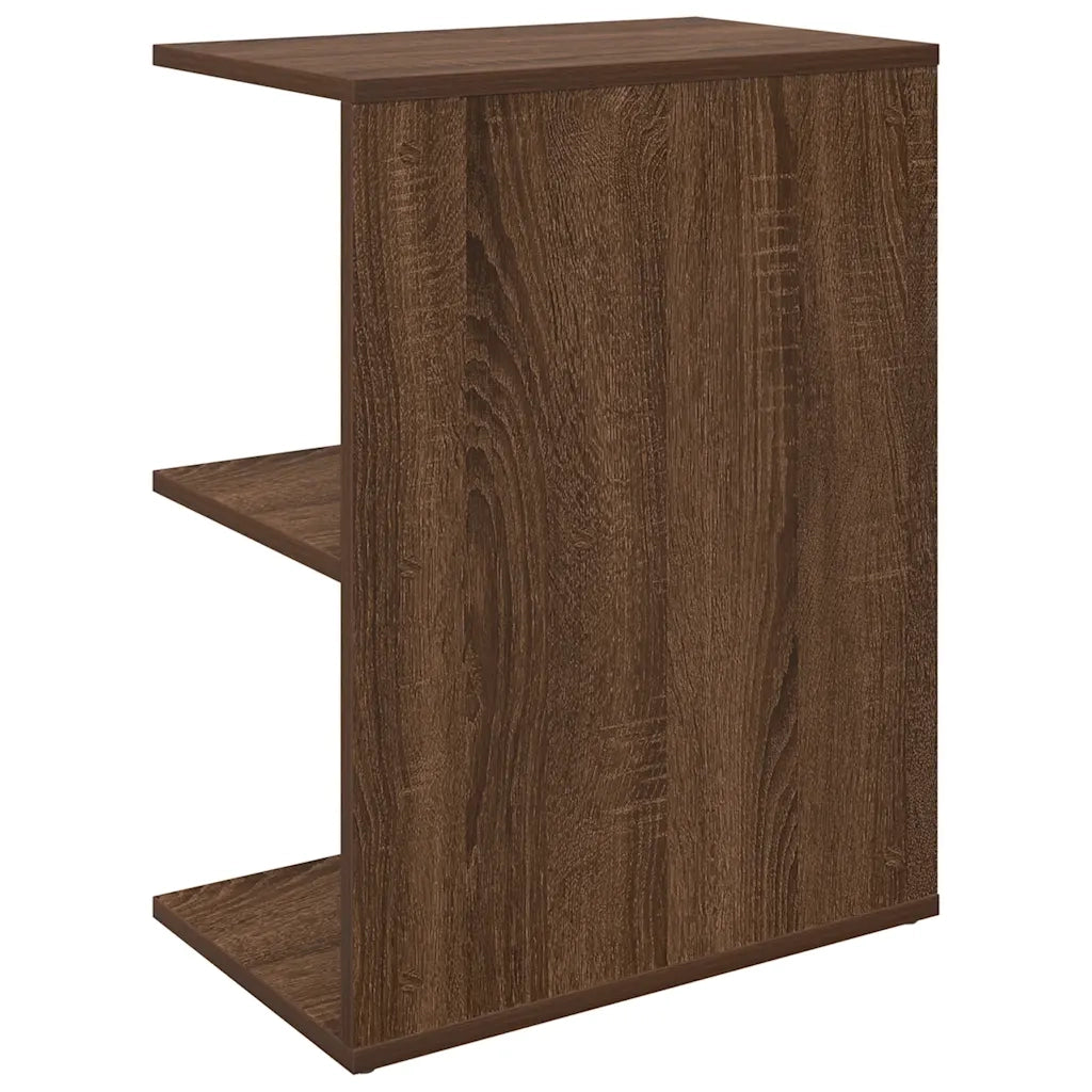 Comodini 2 pz Rovere Marrone 46,5x29x61 cm in Legno Multistrato