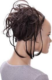 Capelli voluminosi e ondulati, stile XXL, capigliamento per la sposa, capello opistocato, colore mixto tra luce bruna e grigio, codice G27D
