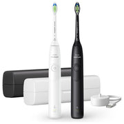 Philips, Spazzolino Elettrico Sonico, 2 Intensita', Sensore Pressione, Bianco e Nero