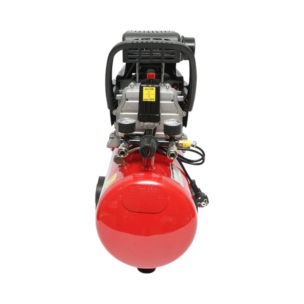 Compressore d'aria 24L, potenza motore 1,5KW/2HP, pressione massima 8 bar, volume aria aspirata 195L THOR
