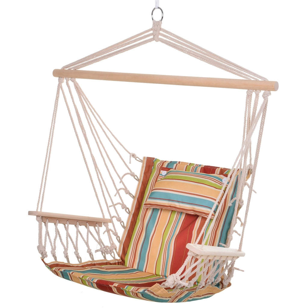 Amaca da viaggio ¨C zephmum ¨C 100x106 cm cotone macram¨¦ multicolore
