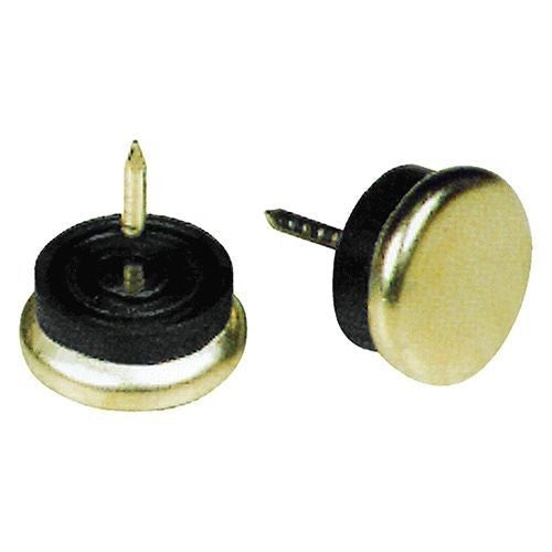 Scivolanti con Chiodo per Mobili Ø30 mm nichel PZ6