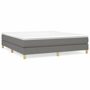 Letto matrimoniale | Letto per adulti | Struttura Letto a Rete a Molle Grigio Scuro 160x200 cm Tessuto