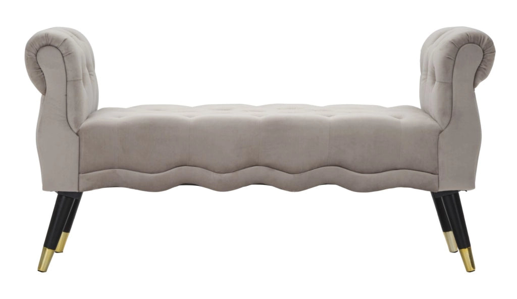PANCHETTA PARIS GRIGIA/GOLD CM 120X40X60