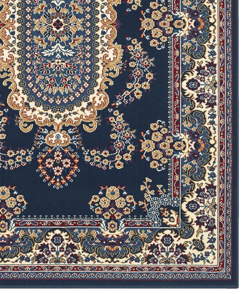 Tappeto ROYAL SHIRAZ 2063 BLU cm.240x330 arredo salotto disegno moderno geometrico arredo casa