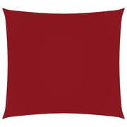 Vela ombreggiante/ombrellone quadrato in tessuto Oxford 4,5 x 4,5 m rosso 02_0009499