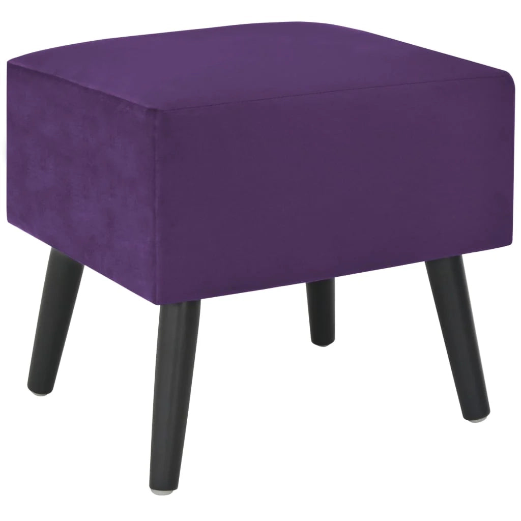 Comodino comodino cassettiera mobili per camera da letto viola scuro 40x35x40 cm velluto 1402063