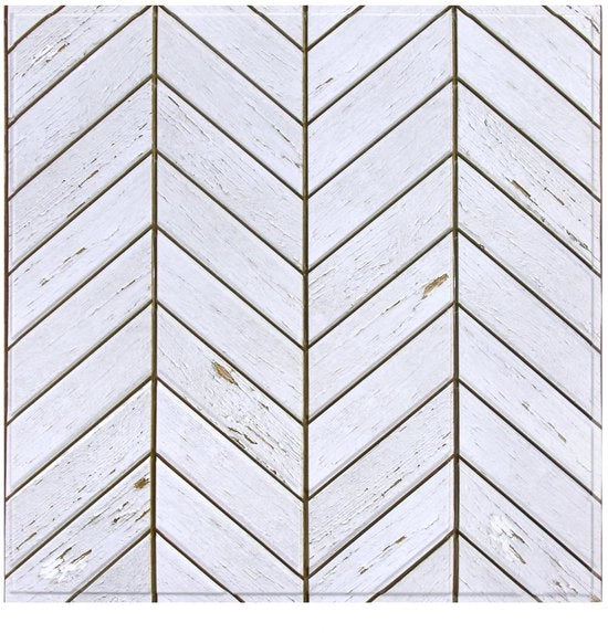 Pannelli da parete 3D da 10 pezzi, finitura a imitazione di legno, 30 x 30 cm, bianco, decorazione per parete interna, per soggiorno, camera da letto