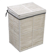 Cestone paper Hilary bianco rettangolare pieghevole cm 30x40h55