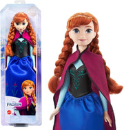 Disney Frozen - Anna, bambola con abito elegante e accessori ispirati al film Dsney Frozen 1,Mattel,Eta 3+