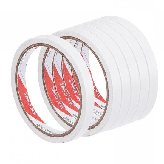Papieraftakel selfadhesive doppia faccia - 10 mm - 10 m - 10 pezzi - accessori per ufficio
