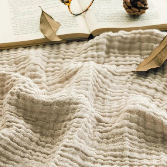 Deken in cotone leggero - 140x190 cm - marrone chiaro