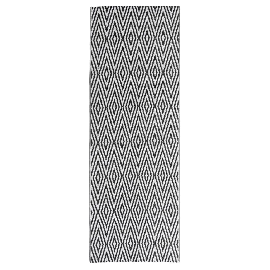 Tappeto per Esterno ARAKIL Nero 80x250 cm in PP 317015