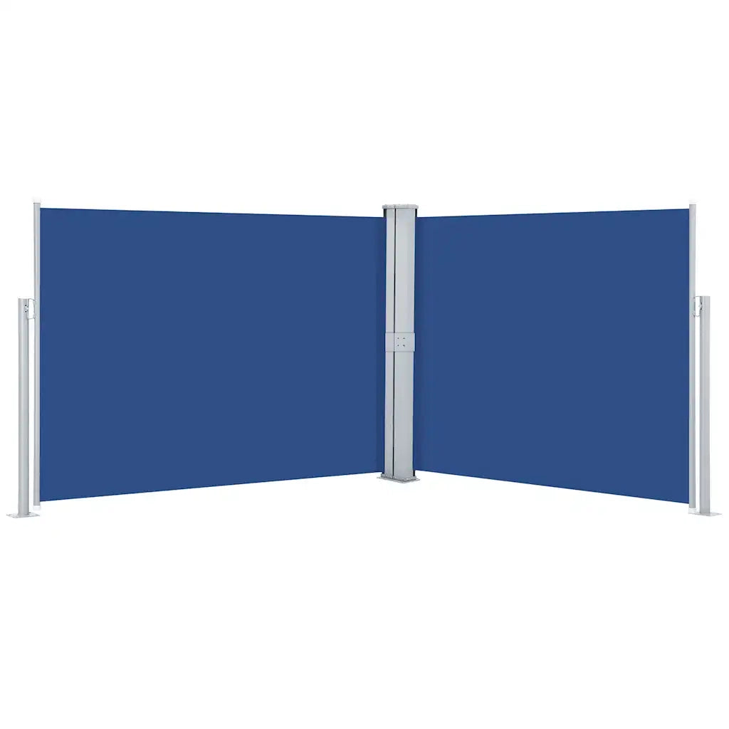 Tenda da Sole Laterale Retrattile-Tenda parasole per balcone per giardino Blu 140x1000 cm 804911