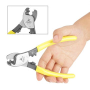 Taglierino elettrico per cavi con manico antiscivolo - 15 cm - Acciaio CrMoV - Per lavori di manutenzione - Utensile da mano