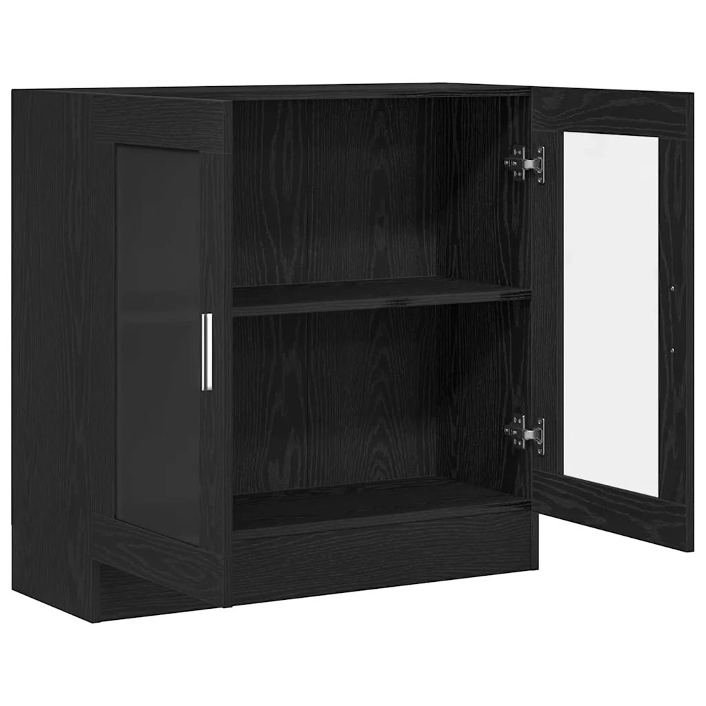 Armadio per Libri 4 livelli 82,5 x 30,5 x 80 cm Rovere Nero 862518