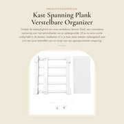 Organizzatore per cucina/bagno con supporto regolabile in acciaio inossidabile/PP - facile da installare - distributore di cassetti estensibile