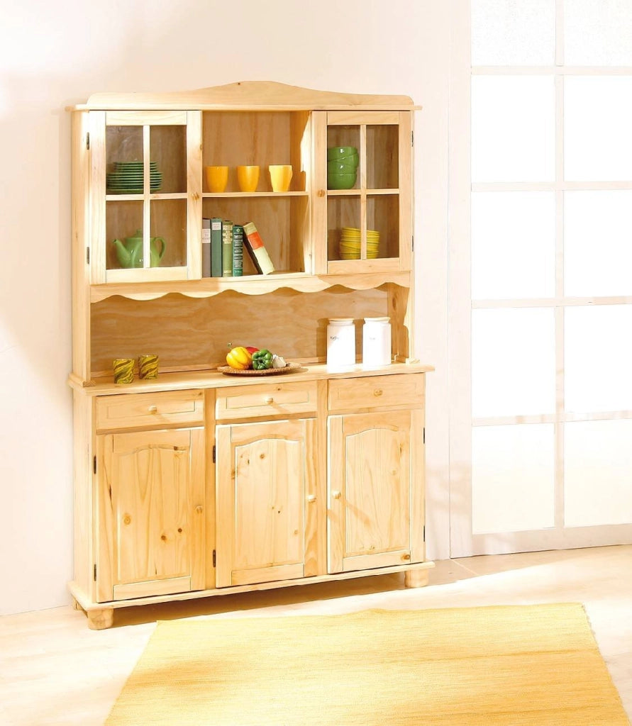 Madia Presezzo, Credenza 3 Cassetti, 130x32x198h cm Marrone Rovere
