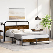 Giroletto senza Materasso Rovere Fumo 120x190 cm in Truciolato 4100371