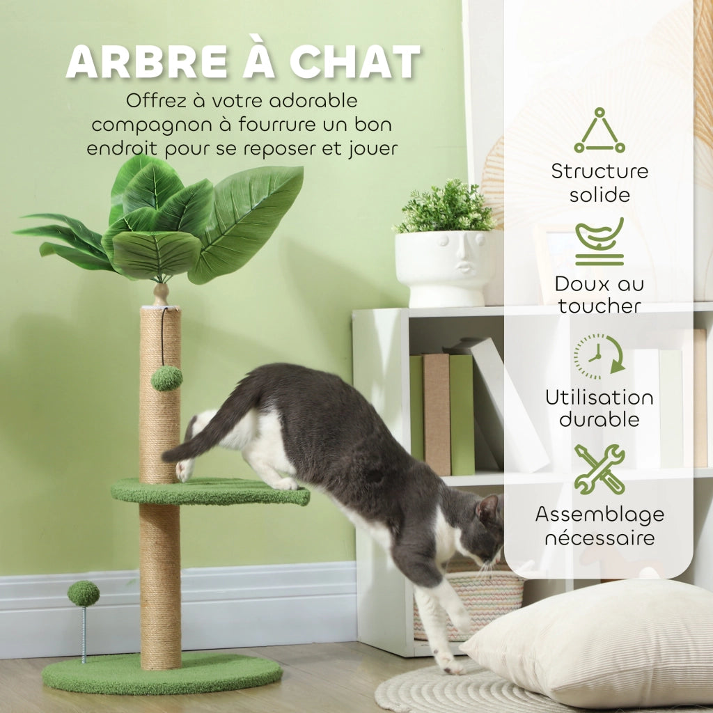 Albero per Gatti ¨C Minimal ¨C Grigia con Graffiatoio Jute, Palle, Piattaforme
