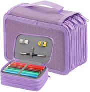 Etui 4-vacche, 72 vachette, grande scatola, grande scatola con grande capacità, contenitore per matite colorate, grande scatola con chiusura a righello per ufficio, accademia d'arte, viaggi