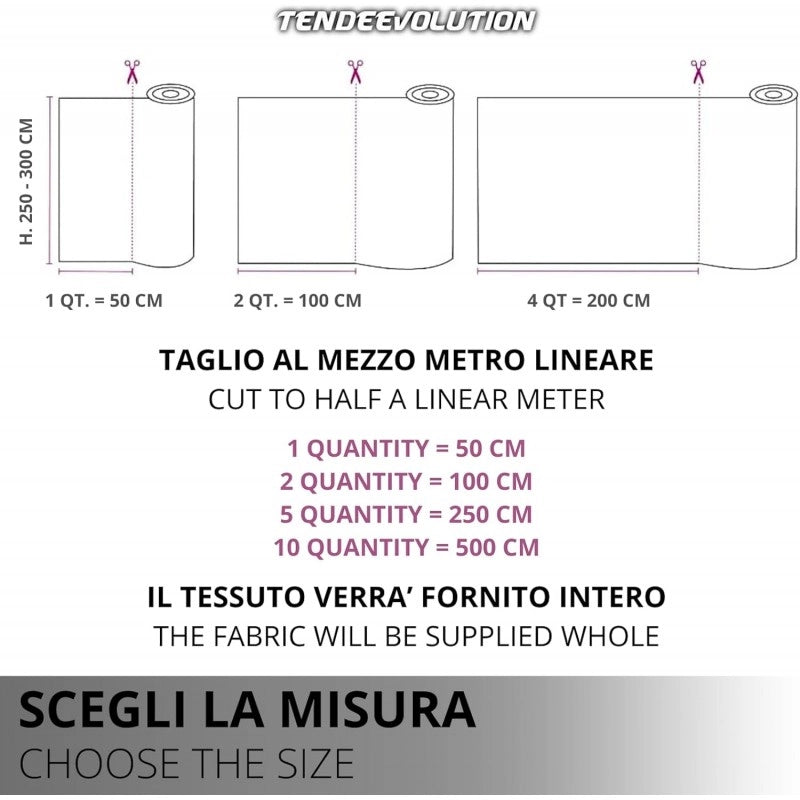 Telone PVC Bianco Altezza 300CM, 680g/mq - Taglio Mezzo Metro Lineare - Impermeabile e Resistente
