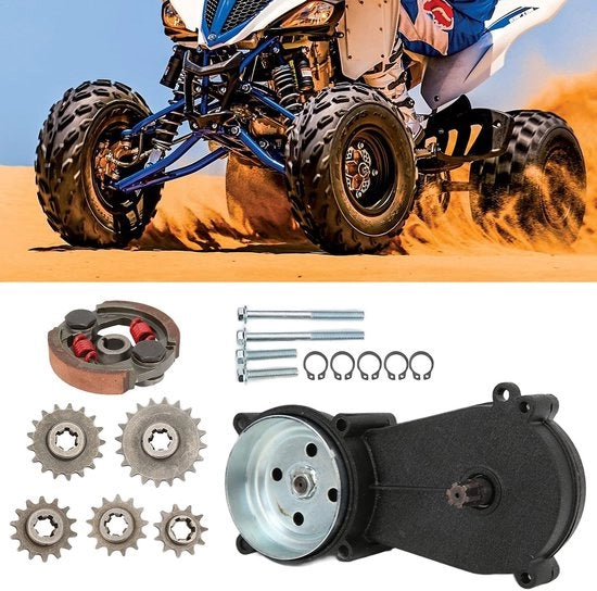 Set di cambio di velocità per la sostituzione - 5 marce - Adatto per bicicletta mini a tasca/scooter/ATV - Incluso cambio - Compatibile con catena T8F - Cassa di cambio