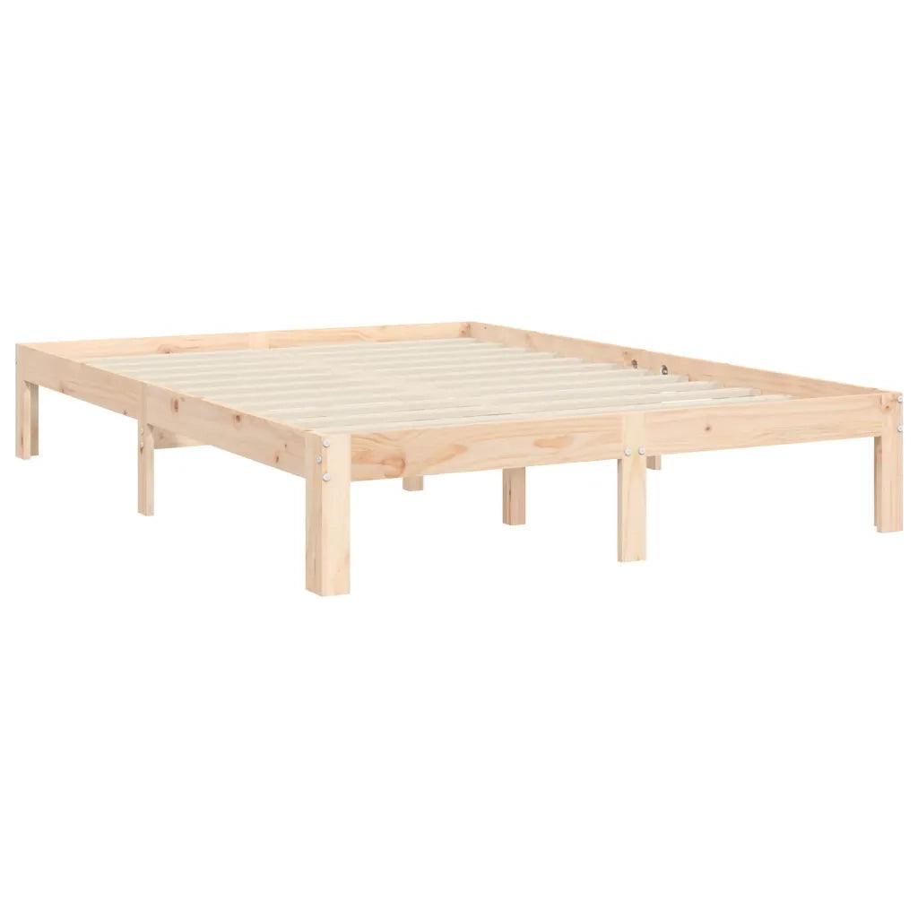 Giroletto senza Materasso 140x200 cm in Legno Massello di Pino 3193531