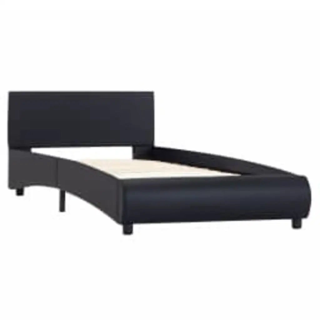 Giroletto con LED Nero in Similpelle 100x200 cm
