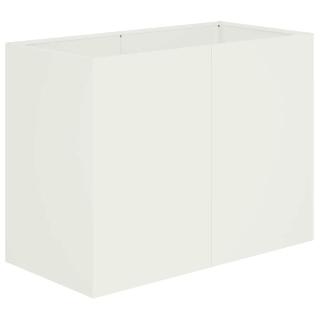 Vaso da giardino Bianco 80 x 40 x 60 cm 8005884