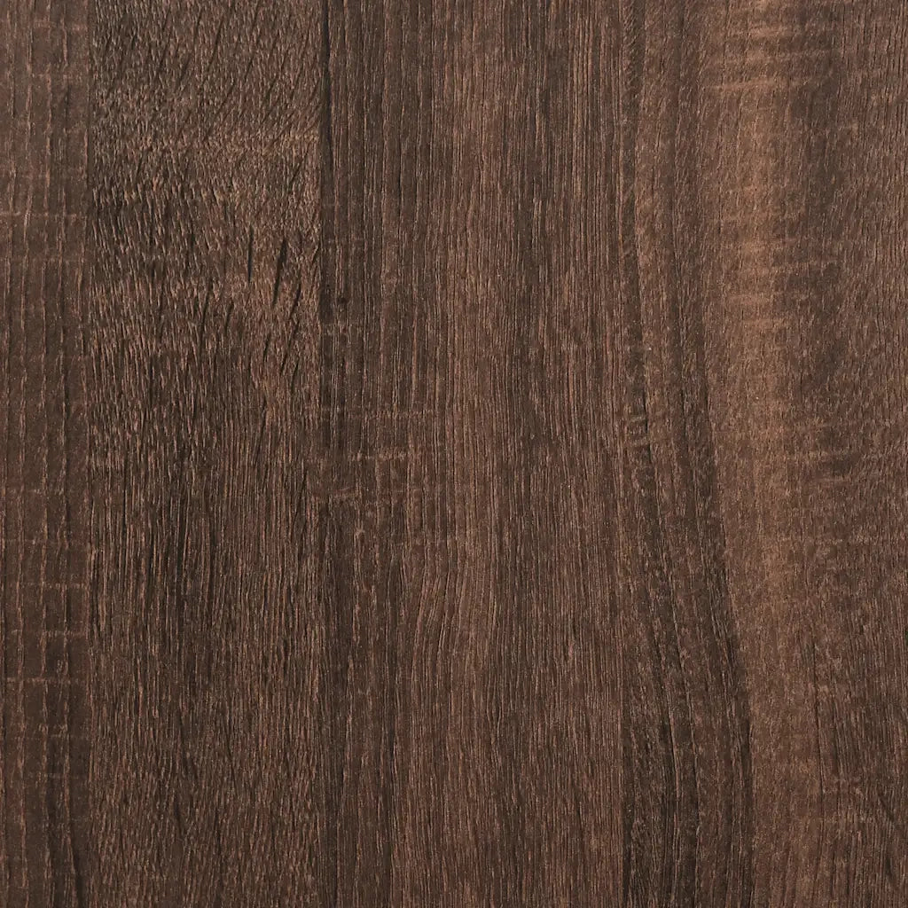 Credenze 3 pz Rovere Marrone in Legno Multistrato 815989