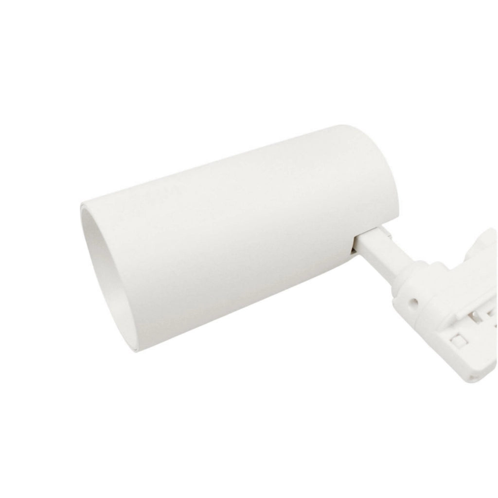 Faro Lampada Led A Binario 30W 2800lm Trifase CCT Angolo Luce 50° CRI>90 UGR<19 Carcassa Bianca 3000K 4000K 6000K 3 In 1 D80X157mm