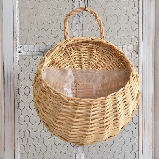 Decorazione per Portico Manichino a Tendine a Maglia con Pianta Sospesa e Bacinella a Fiore Ronde a Maglia per Piante per Interno e Esterno Giardino Decorazione