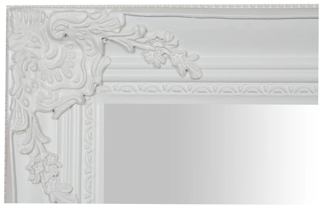 Biscottini Specchiera da appendere verticale/orizzontale L62xPR3xH82 cm finitura bianco anticato.