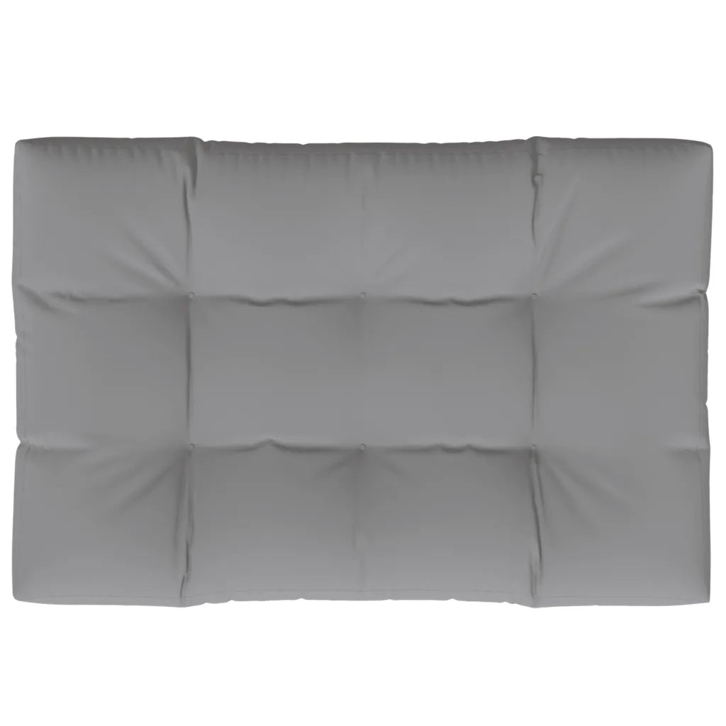 vidaXL Cuscino per Pallet Grigio 120x80x12 cm in Tessuto
