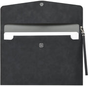 Documentoteca A4 con copertura PU e maniglia portatile Documentoteca impermeabile con tasche Carta di espansione Documentoteca con contenitore per organizzare carta, carta da lettera e cover per tablet - Nero
