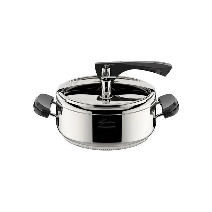 Lagostina pentola a pressione classica lagofusion 3.5l acciaio inox induzione con cestello