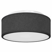Lampada da soffitto moderna regolabile per soggiorno/camera da letto 30 x 30 x 13,5 cm tessuto nero 02_0058419
