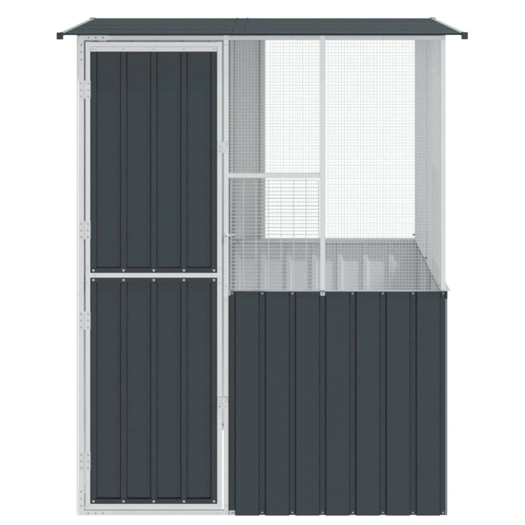 Gabbia per uccelli Antracite 165 x 165 x 200 cm Acciaio zincato 3325168
