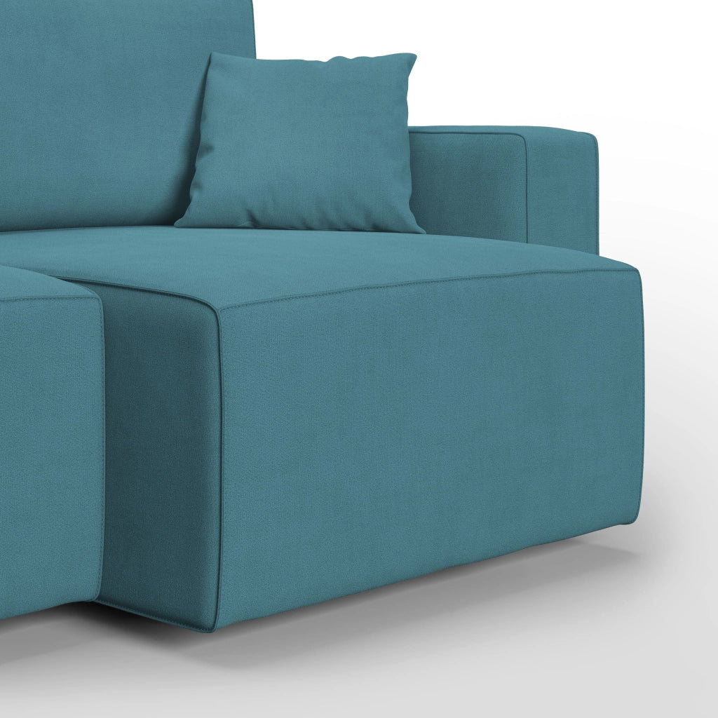 Morfeo Divano in tessuto impermeabile 180 cm  azzurro
