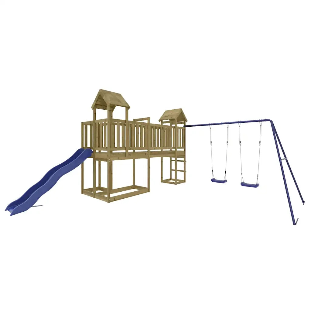 Set da Gioco da Esterno in Legno di Pino Impregnato 3155851