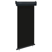 Tenda da sole laterale per balcone 100 x 250 cm nera 02_0007003