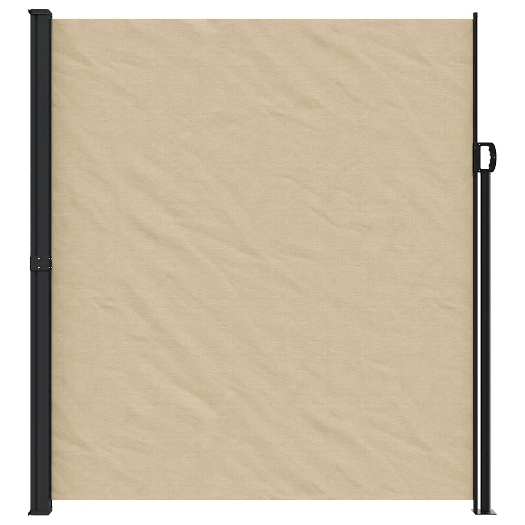 Tenda da Sole Laterale Retrattile Beige 220x500 cm