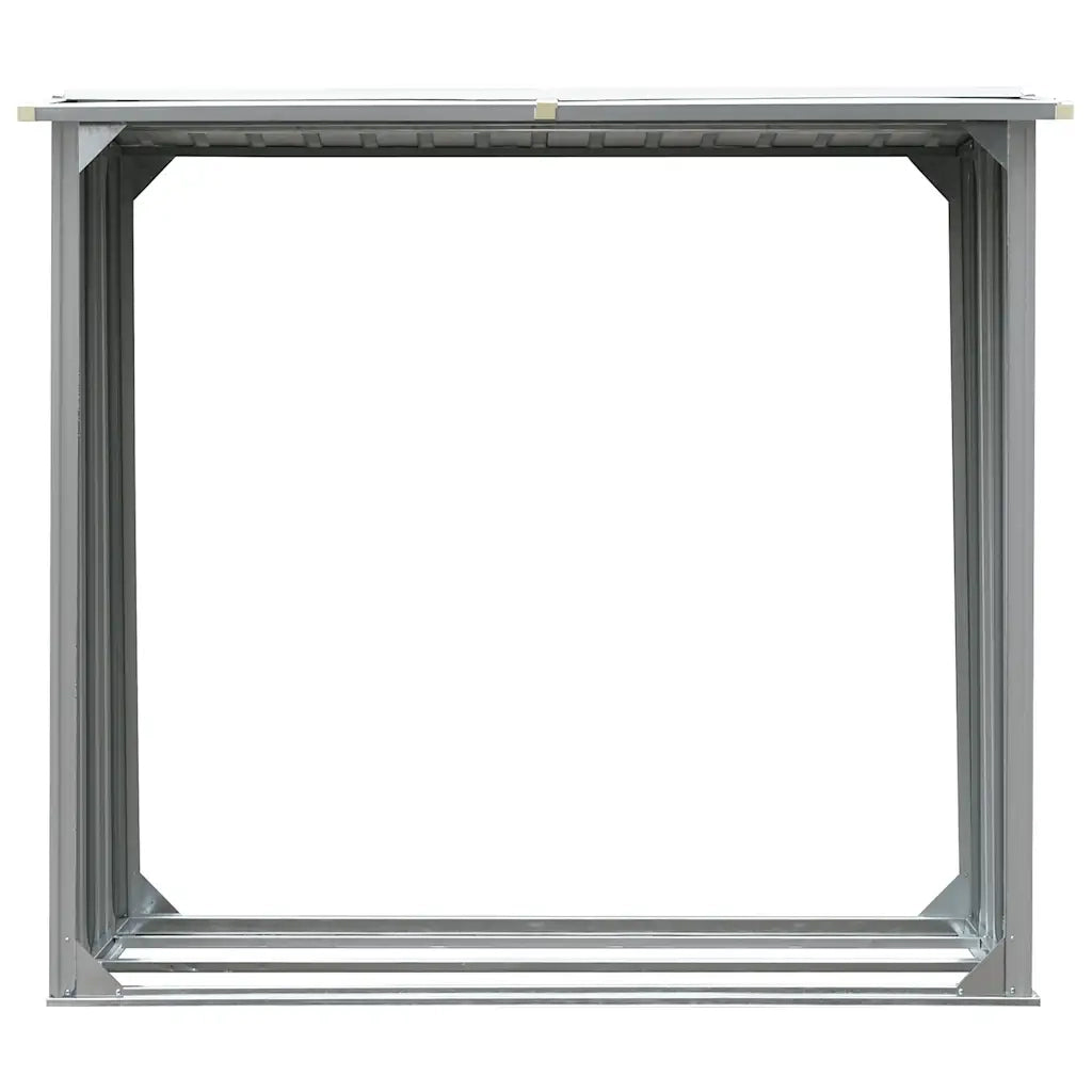 Capannone da Giardino in Acciaio Zincato 172x91x154cm Grigio 44858
