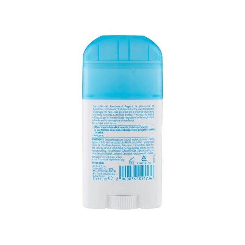 INFASIL DEODORANTE  STICK FRESCHEZZA NATURALE DA  40 ML